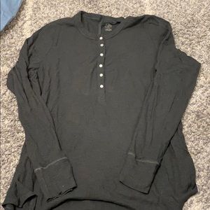 Aerie Real Soft Button Up Henley Longsleeve